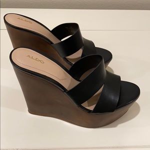 Aldo Size 7 Zykina Slip On Wedges